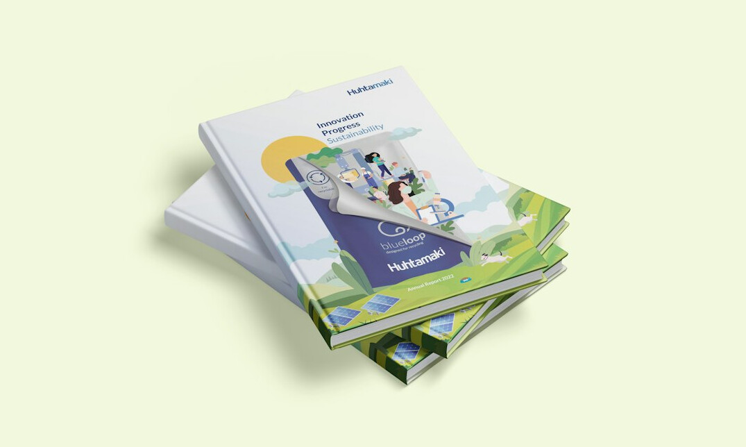 Stack of printed financial reports and folders on a table