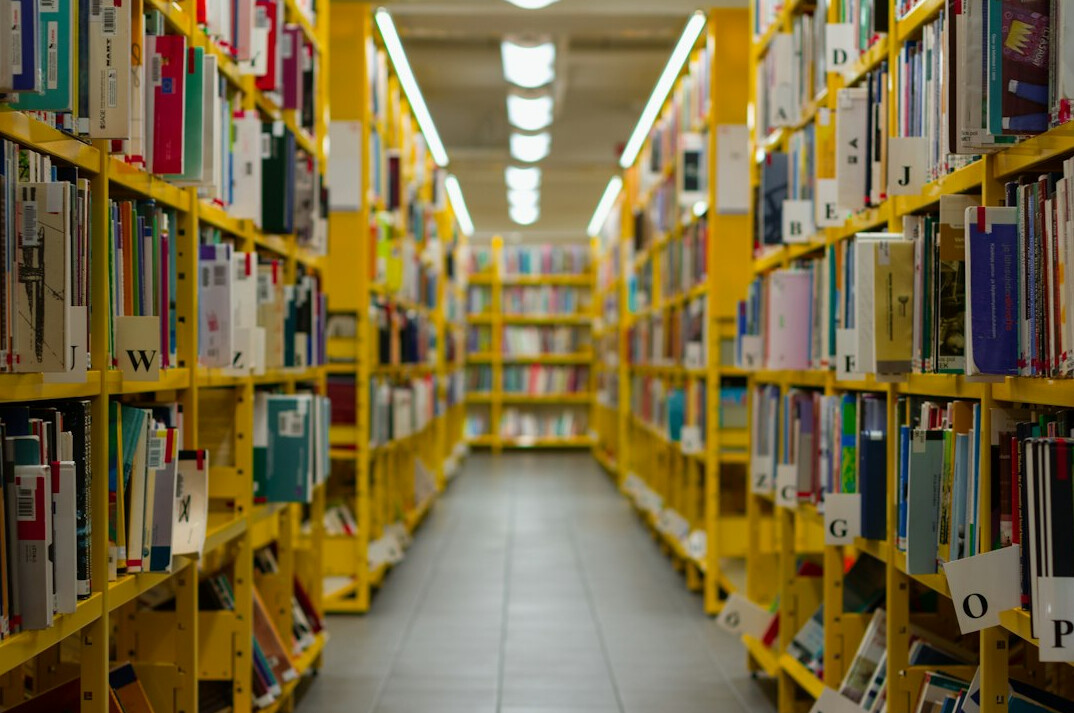 Rows of archive folders and binders on shelves